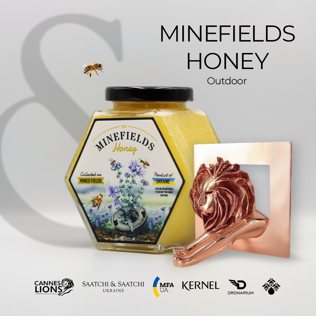 “Minefields Honey” became the only Ukrainian project to win an award at the 2024 Cannes Lions this year