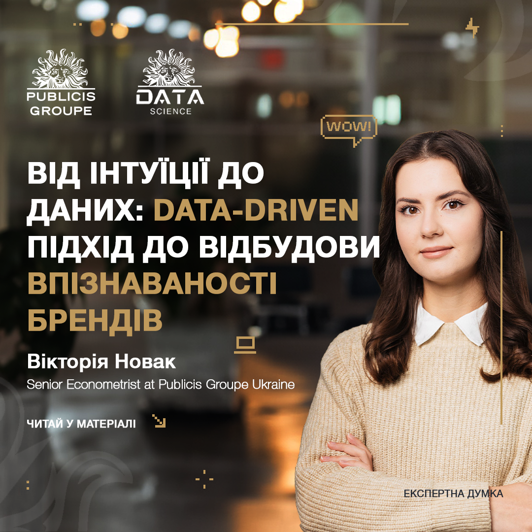 Від інтуїції до даних: data-driven підхід до відбудови впізнаваності брендів